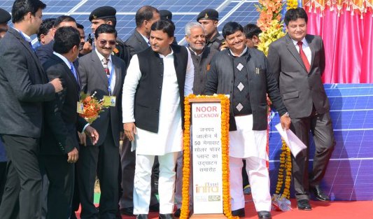 Solar panels at Dholka tea factory, India