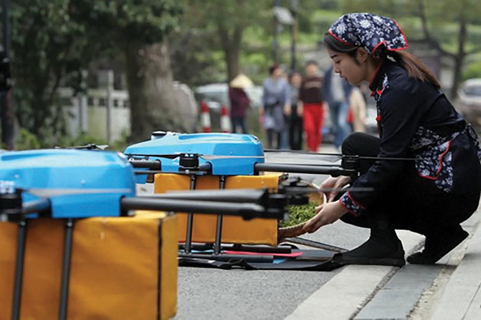 Drones Become Aerial Workhorses of Tea